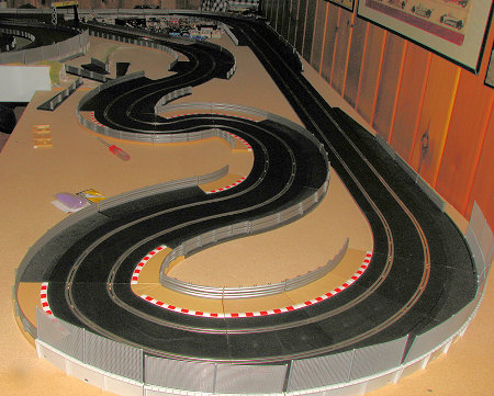 carrera slot car track barriers