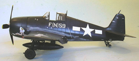 Trumpeter 1/32 Scale Model Plane F6F-5N Hellcat Night Fighter Warcraft 02259 