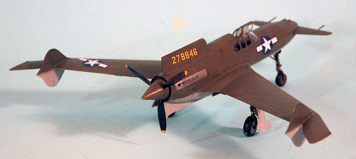 Curtiss xp-55 ascender modelsvit 1/48 plastic kit 