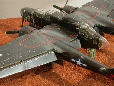 P-61 Black Widow for 1/48th Scale Monogram Revell Model SAC 48058 for sale online