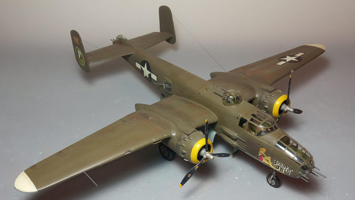 Monogram 1/48 B-25J Mitchell, by Spiros Pendedekas