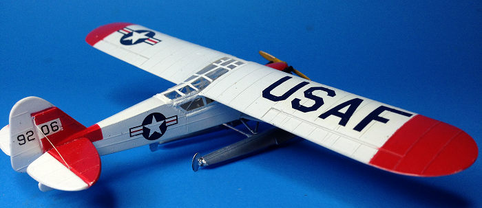 PIPER L-4 H CUB FLOATPLANE USAF & POLISH MKGS #949 1/72 SMER