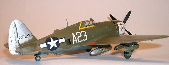 42-75462 #36422 Easy Model 1/72 USAAF P-47D Razorback 78th FG WZ-K
