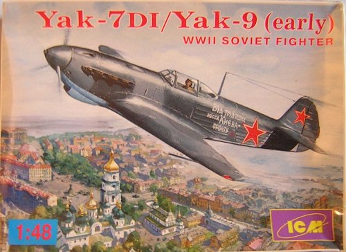 Soviet Fighter YaK-9K  1/48 Scale ICM 48011 