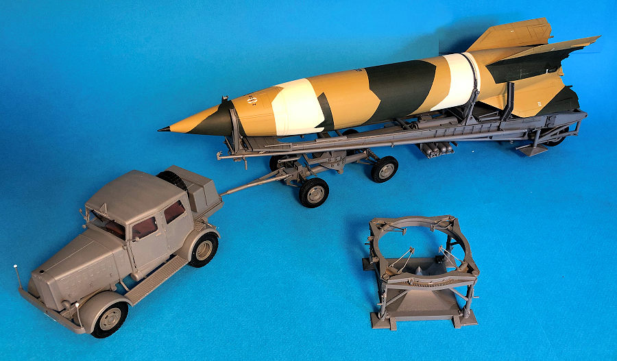 Takom 1/35 V-2 Rocket, Meillerwagen and Hanomag SS-100, by Blair 