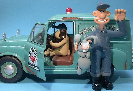 Airfix Wallace & Gromit The Curse Of The Were Rabbit Anti Pesto Van Aardman. 