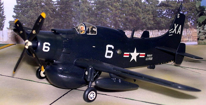 von Sword in 1/72 3x camo AD-4W/AEW.1 Skyraider