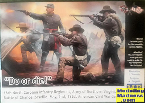 18th Infantry Regiment of North Carolina MasterBox MB3581 1/35 Do or die! 