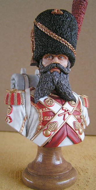 Verlinden 200mm Sapper from Foot Grenadiers of Dutch Royal Guard Bust 1463 1/9 
