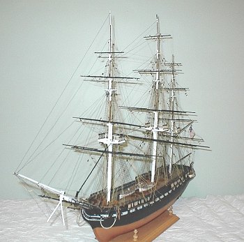 Revell USS Constitution 1:96 stern of USS Constitution according historic fact 