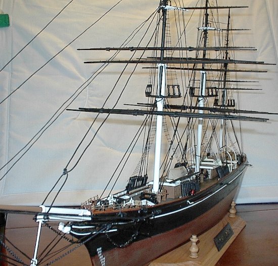 Revell Cutty Sark from CNC Thermopyle set of Furled sails for model 1:96 