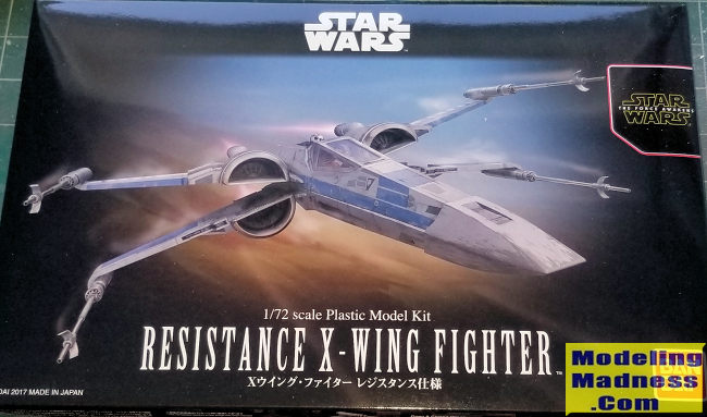 Bandai 1/ Resistance X-Wing Fighter, previewed by John Summerford