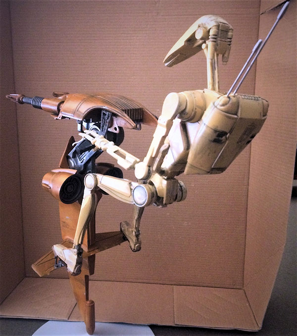 STAP and Battle Droid from Star Wars - The Phantom Menace by AMT/Ertl -  Fantastic Plastic Models