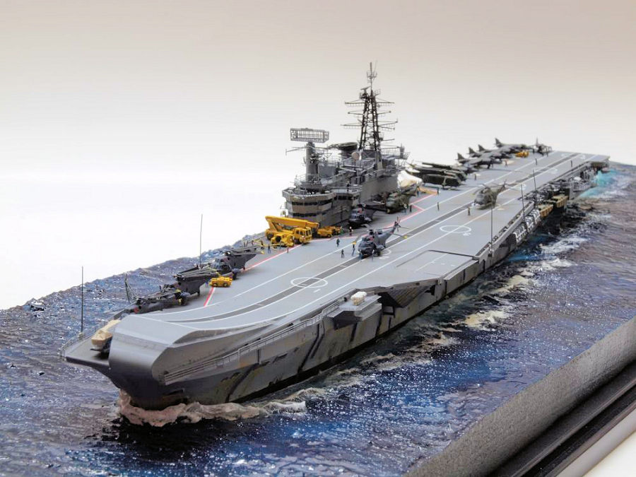 Orange Hobby 1/700 HMS Hermes, by Frank Spahr