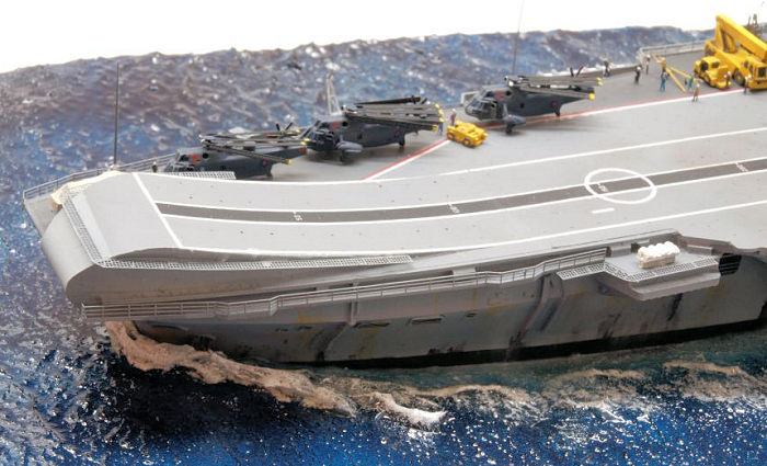 Orange Hobby 1/700 HMS Hermes, by Frank Spahr