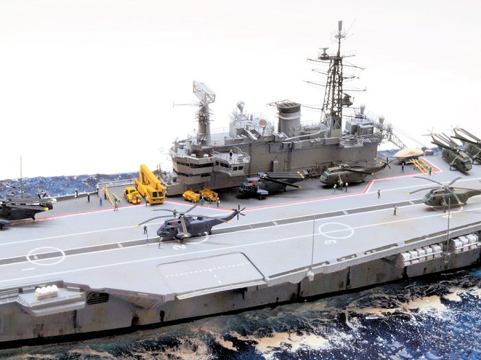 Orange Hobby 1/700 HMS Hermes, by Frank Spahr