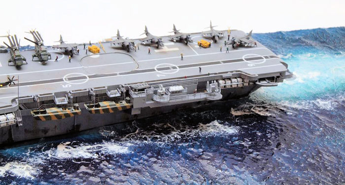 Orange Hobby 1/700 HMS Hermes, by Frank Spahr