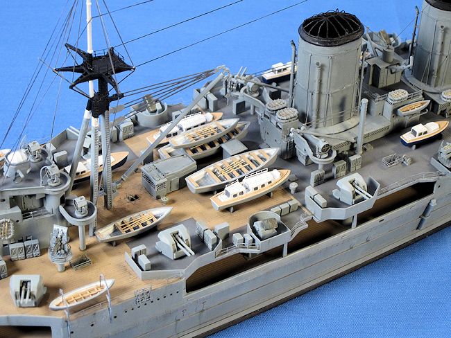 Warlord Games HMS Hood 1:35 Scale Model Kit - Unpainted Military Ship Model For Adults, Requires Assembly
