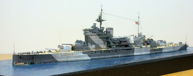 Academy 1/350 HMS Warspite, by Frank Spahr