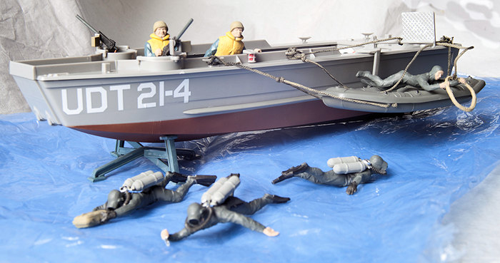 Revell 1/35 UDT Boat and Team, by Jeffery Simpson