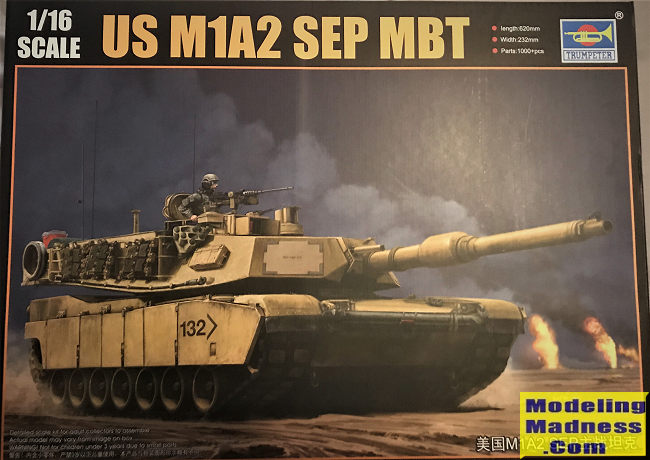 Trumpeter US M1a2 Sep MBT 1 16 for sale online