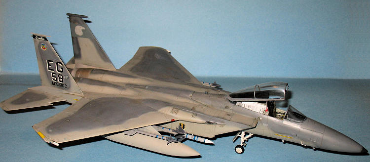 Aircraft Plastic Model Building Kit #00543 Hasegawa 1/72 Scale F-15C Eagle U.S Air Force Superiority Fighter 