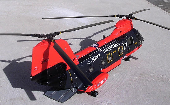 CH-46E Helicopter departs flight deck - NARA & DVIDS Public Domain