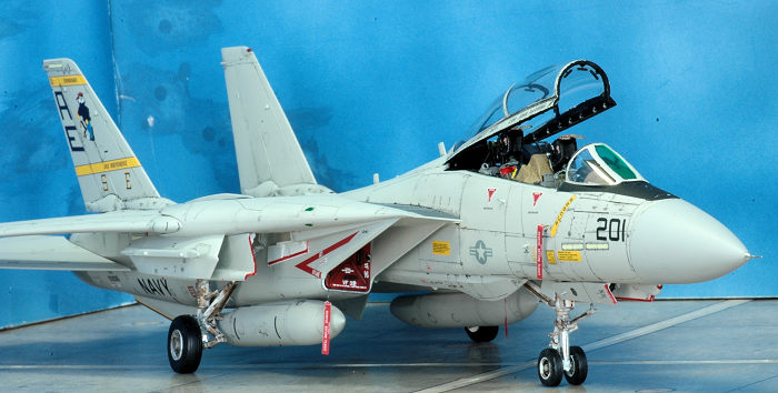 1//48 F-14 Tomcat Landing Gear for Tamiya kits white metal