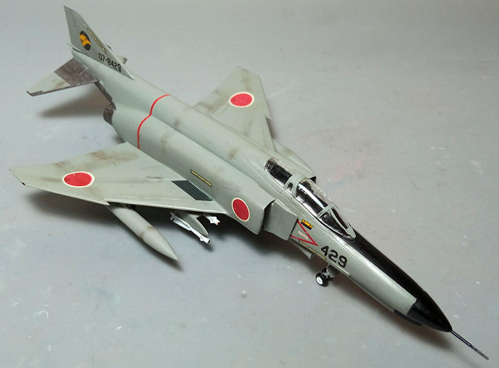 Avion De Combat Militaire F-4EJ Kai Phantom II Japon 2013 - Maquette échelle 1/100 OPO 10 - Collection Combat Planes Hachette
