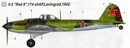 Eduard Pe 32276 1/32 Ilyushin Il-2 Flap Atterraggio Hobby Boss 