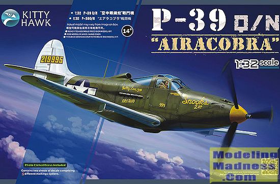 Kitty Hawk 1/32 P-39Q/N Airacobra, previewed by Scott Van Aken