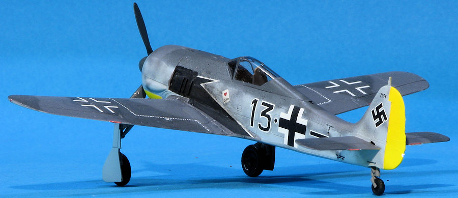 Focke-Wulf FW 190A-5 Flugzeug Die-Cast Fertigmodell Maßstab 1:72 