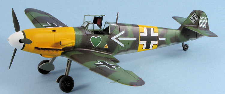 Messerschmitt Bf-109F-4 ICM Models 1/48 WWII German Fighter 
