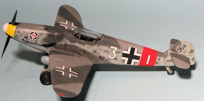 1/48 Scale Pegasus Hobbies 'Messerschmitt Bf-109G-6' EZ Snap Kit #8413 