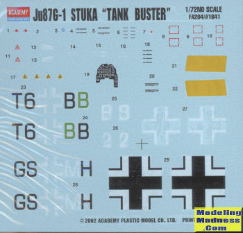 Academy 1/72 Junkers Ju-87G-1 'Tank Buster', previewed by Scott 
