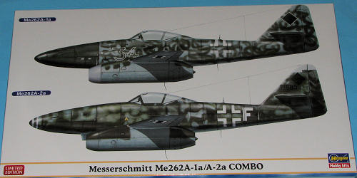 Hasegawa 1/72 Messerschmitt Me262A-1a/A-2a Combo Model Kit NEW from Japan
