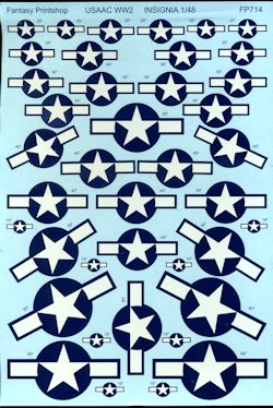 1/48 VVS USAF national insignia 1940-1942 Part 1 Dry decal Details about   Print Scale 0002-48 