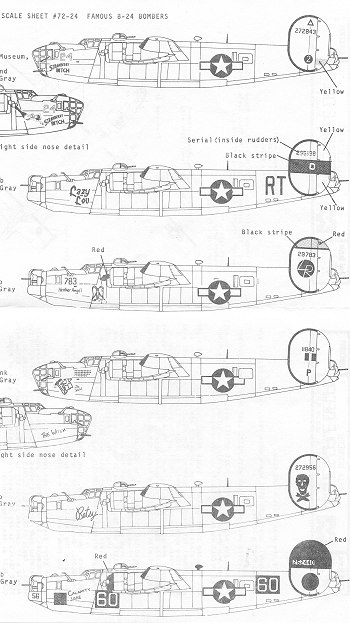 Superscale 72-0024: B-24s