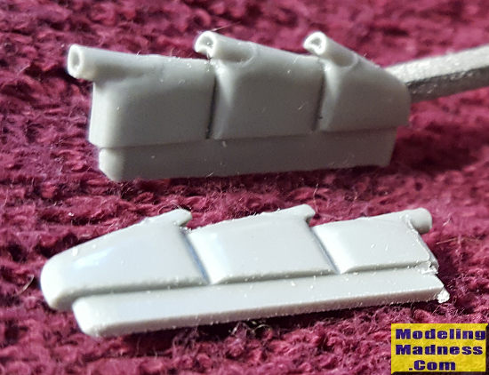 Resin 1/32 scale Master Details 32070 Merlin Engine Early Exhausts 