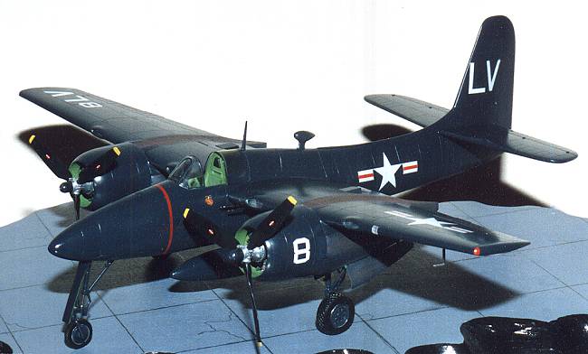 AMT 1/48 F7F-3 Tigercat pt 3