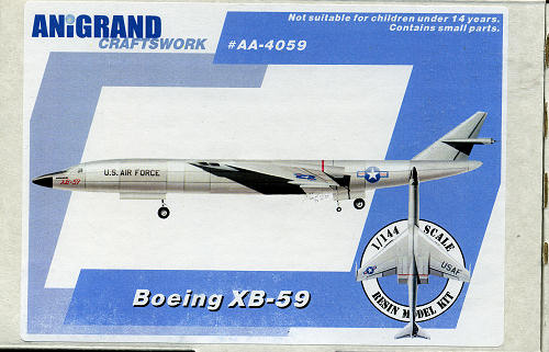 Anigrand Models 1/144 BOEING XB-59 Supersonic Bomber