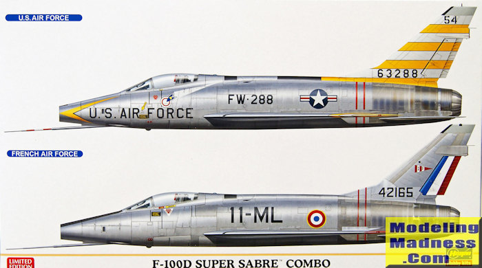 F 100 D FRENCH Service SPADA DECALS 1/32 