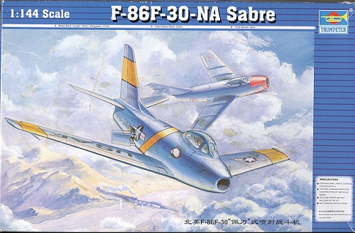Trumpeter 01321 1//144 Scale F-86F-40-NA Sabre Plastic Model Kit