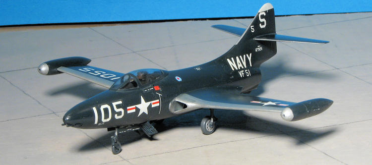 B Series US Navy Carrier Based Fighter Aircraft Model Kit # 00242 Hasegawa 1/72 Scale F9F-2 Panther 