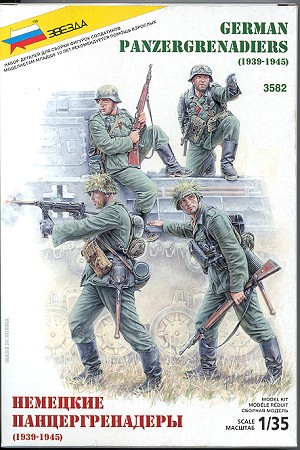 GERMAN PANZERGRENADIERS 1/35 Soldiers Figures model Kit ZVEZDA