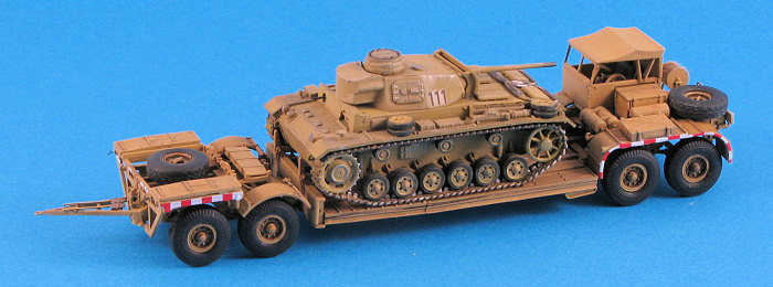 1/72 German 22-ton Tank Transporter Sd.Ah.116 Trailer Trumpeter 07249 