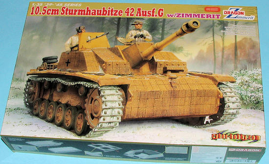 Cyber Hobby 1/35 10.5 cm Sturmhaubitze 42 Ausf G w zimmerit, previewed ...