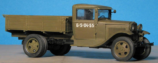 GAZ-MM Soviet truck UniModels 1:48 Plastic model kit #504 