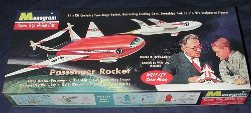 1996 Monogram Willy Ley Space Models Passenger Rocket PS47 for sale online 