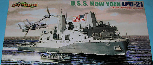 Photo-Etched PE 1/700 USS New York LPD-21 LPD21 for DRAGON 70058 